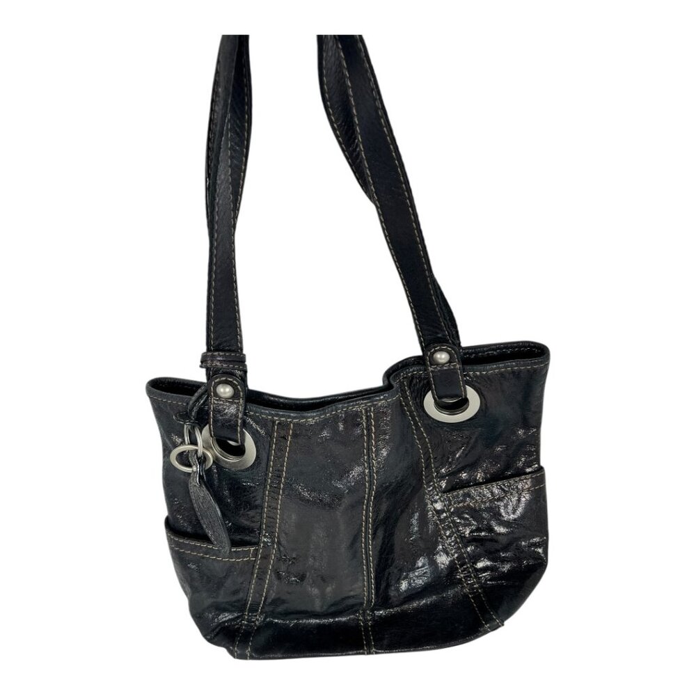 Black Leather‎ Fossil Bag